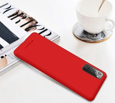Këllëf telefoni Mercury Soft për iPhone 15 Plus 6.7", TPU, i kuq