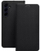 Kabull telefonit LUNA Book Carbon për Xiaomi Redmi Note 15 Pro Plus 5G, me kapak tip libër, e zezë
