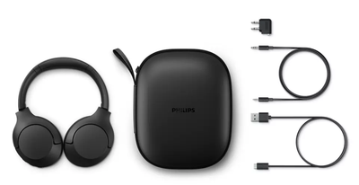 Kufje Philips TAH8506BK/00, wireless, të zeza