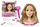 Set lodrash flokësh Artyk Toy Hairstyling Set, kokë për krehje, shumëngjyrëshe