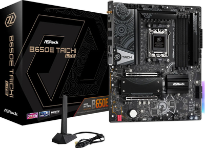 Pllakë amë ASRock B650E Taichi Lite, DDR5, WiFi, e zezë