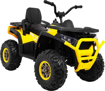 Makina elektrike për fëmijë Ramiz ATV Desert 4x4, telekomandë, LED dhe Mp3, e verdhë