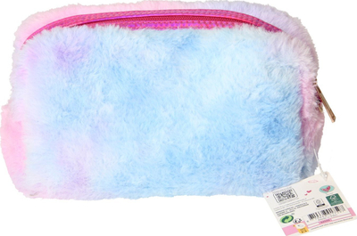 Çantë kozmetike Create It Make up Pouch Furry, madhësi kompakte, me material furry, shumëngjyrëshe