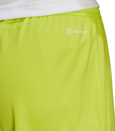 Shorce futbolli për burra adidas Entrada 22 HC5061, AeroReady, poliester i riciklum, lime
