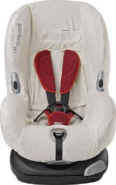 Mbulesë ulëse makine Maxi Cosi Priori XP, pambuk, e bardhë