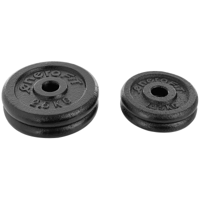 Hantel gize EB Fit, 10 kg, set i rregullueshëm, i zi