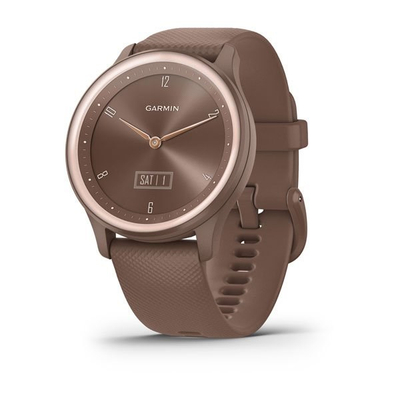Ora inteligjente Garmin Vívomove Sport 010-02566-02, 40mm, rezistente në ujë 5ATM, ngjyrë cocoa