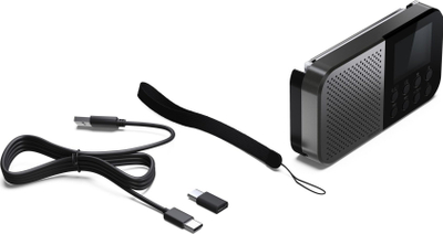 Radio portative Sharp DR-P520 Osaka, DAB DAB Plus FM, Bluetooth, gri