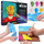 Set pikture 3D OKTO Sensory Art Luledielli, kanavacë 11.8" x 15.7", shumëngjyrësh