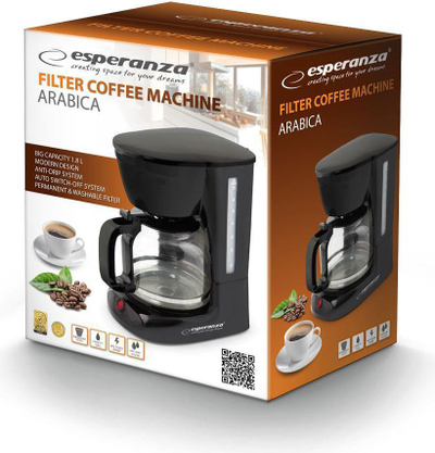 Makinë kafeje Esperanza EKC005, 950 W, e zezë