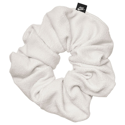 Scrunchie flokësh Nike Terry, për femra, e bardhë