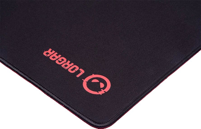Mousepad Prestigio Main 323, 360x300x3mm, kontroll i lartë, i zi