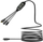HUB кабел USB C VivoLink, HDMI 4K, USB A 3.0, Power Delivery, сив
