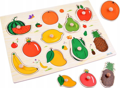 Puzzle druni Zamko ZA4722, figura fruta, 10 copa, shumëngjyrsh