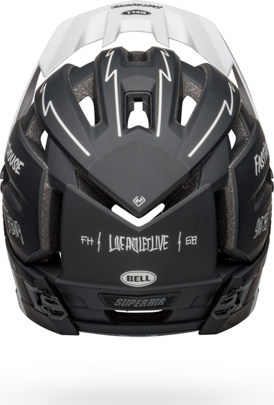 Helmeta full face Bell Super Air R MIPS Spherical, masa M 55-59 cm, matte black white Fasthouse