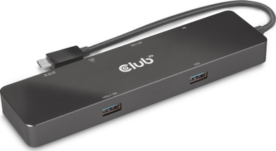 HUB USB Club 3D CSV-1584, USB-C 3.2 Gen1 6n1, 4K 60Hz, RJ45, i zi