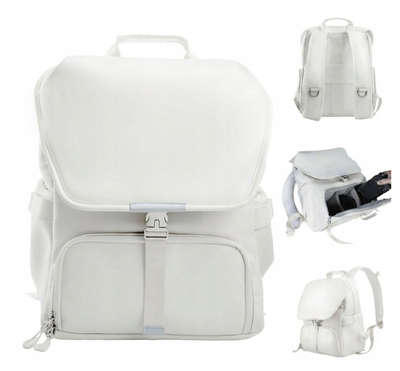 Çanta shpine K&F Concept KF13.215 Urban Wander 03 për kamerë dhe laptop 13", 18L, e bardhë