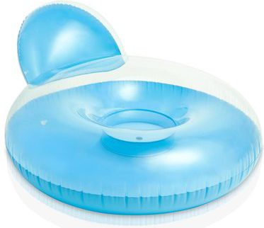 Dyshek pishine Bestway Pillow Back Lounge, rrumbullak, me mbështetëse koke, ngjyrë ari