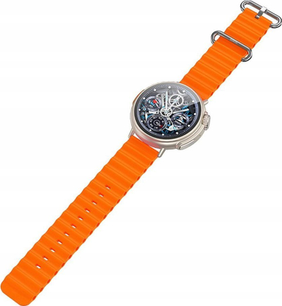Ora e zgjuar Hoco Y18, ekran 1.52", Bluetooth 5.1, portokalli