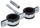 Set kapëse dyshe për tuba Walraven BIS Cobra 1/2", 20-24 mm, çelik i galvanizuar, e zezë