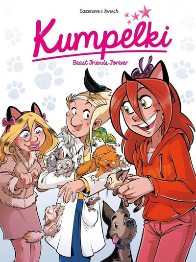 Libër komik Besties Beast Friends Forever Volume 9, për fëmijë, në anglisht