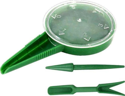 Set mbjellës dore Aptel AG178B, shpërndarës farash, 12 cm, jeshil