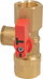 Манометриска вентила AMC 2-Way, врска F 1/2", G 1/2", бронза