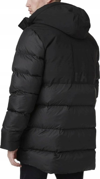 Xhaketë e gjatë Helly Hansen Active Puffy për burra, me kapuç, e zezë