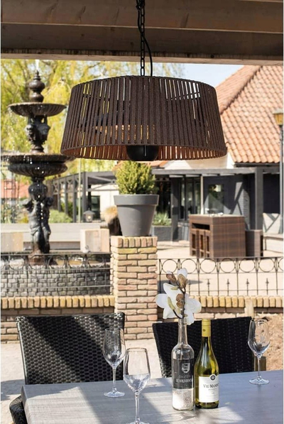 Тавански грејач Sunred Artix Corda, инфрацрвен 1800W, со далечински управувач, кафен