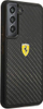 Mbrojtëse telefoni Ferrari FEHCS22MFCAK, për Galaxy S22+ S906, karbon i vërtetë, e zezë