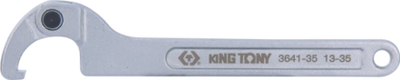 Çelës i përthyeshëm pin spanner për dado anësore, 13–35 mm, 174 mm, krom i lëmuar