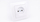 Prizë muri Wesa Single Socket, pa tokzim, e bardhë