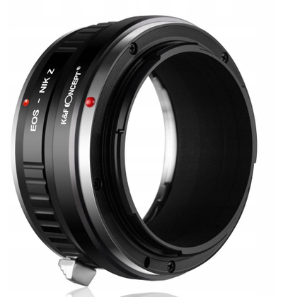 Adapter lente K&amp;F Concept EOS në Nikon Z, metalik, portokalli