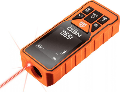 Largësimatës me lazer NEO 0.2 - 60m 75-201, portokalli