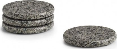 Set nënfilxhanësh Zeller, 4 copë, granit, gri
