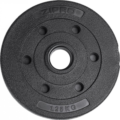Peshë fitnesi Zipro, 1.25 kg/31 mm, e zezë