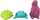 Lodra për kafshë Trixie Animal Chew Toys, lateks, me zë, 13 cm, set 6 copë
