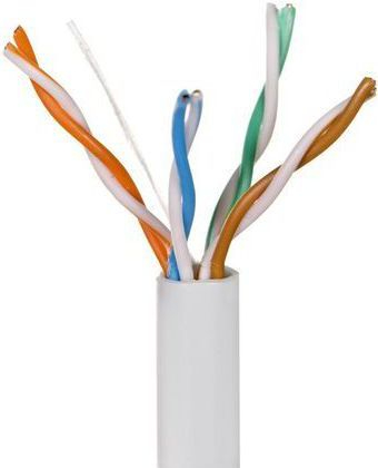 Kabllo interneti ALANTEC U UTP Cat 5e, 500m, 1Gb s, gri