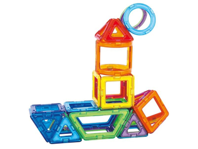 Lodër ndërtimi me magnet Magformers Basic Set 42, 42 copë, shumëngjyrëshe