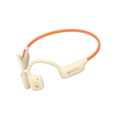 Kufje Havit E510BT Freego1 Air, Bluetooth 5.3, open ear, bezhë