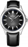 Ora burrash Giewont Elegance Sapphire GW5160-A2, xham safir, rrip lëkure, e zezë