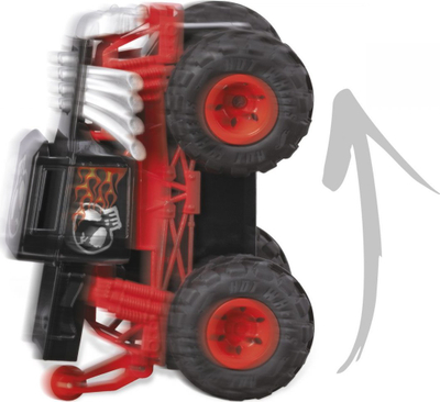 Игралишна кола со далечински управувач Hot Wheels Mini Monster Truck G041810, 2.4 GHz, размер 1:43, шарено