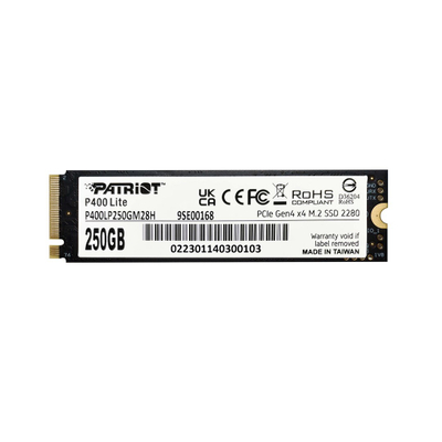 Disk SSD Patriot Memory P400 Lite, M.2, 250GB, PCIe 4.0, i zi