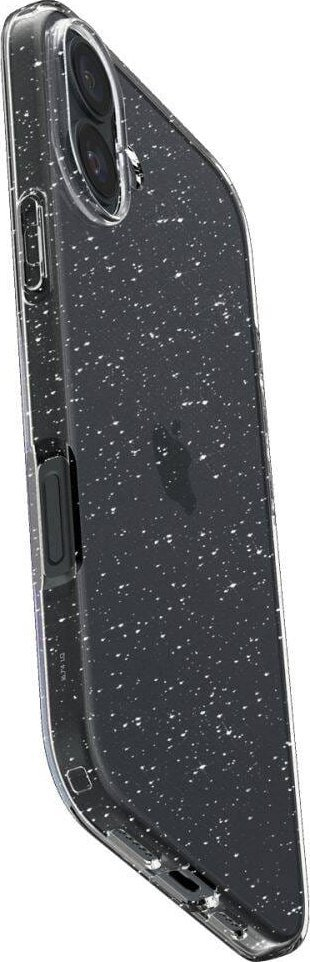 Kapak telefoni Spigen Liquid Crystal Glitter për iPhone 16, TPU, i tejdukshëm me shkëlqim