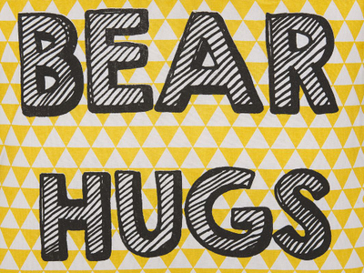 Set jastëkësh fëmijësh RADZKOT Bear Hugs, 40x40 cm, pambuk, të verdhë