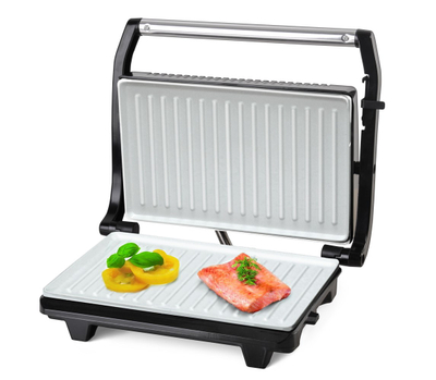 Grill elektrik Esperanza EKG006, pllaka qeramike, inox i argjendtë
