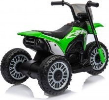 Motoçikletë elektrike për fëmijë Milly Mally Honda CRF450R, bateri rikarikueshme, 2.5–3 km/h, e gjelbër