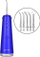 Irigator oral Oromed ORO X Dent, profesional, inteligjent, blu