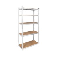 Raft metalik Rebel, 180x90x40 cm, 5 rafte, gri