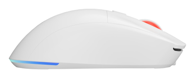 Maus Genesis Zircon XIII, pa tel dhe me USB-C, 26000 DPI, i bardhë